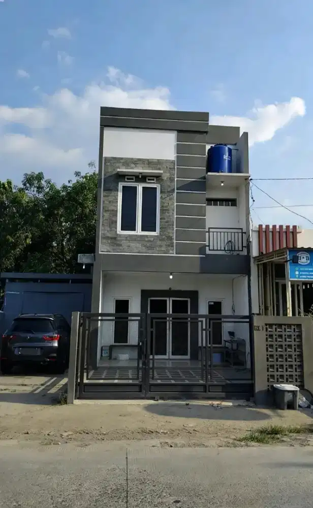 Ruko 2 lantai siap huni, strategis dilewati jalur BRT