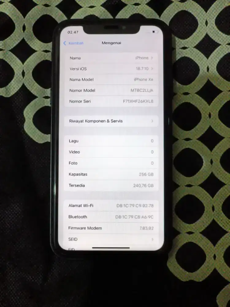 IPhone XR 256 cukai
