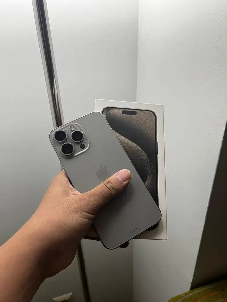 Iphone 15 promax 256gb ibox natural titanium