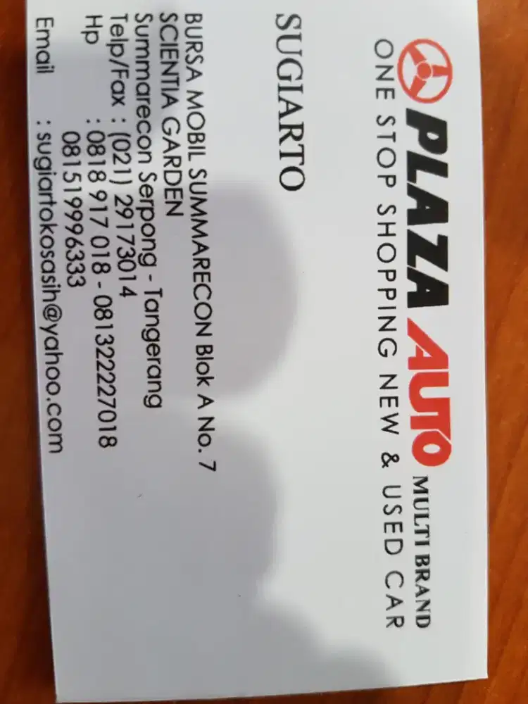 Dicari marketing otomotif berpengalaman minimal 3 tahun