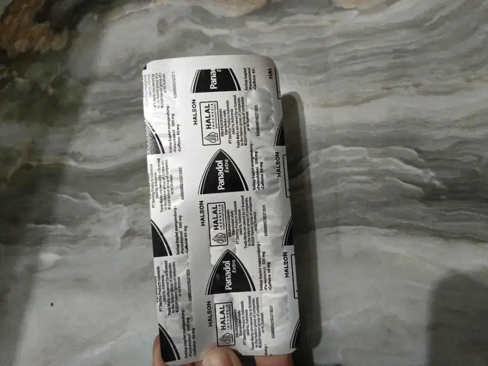 Panadol Extra 10 Kaplet Obat Sakit Kepala Membandel & Nyeri Gigi