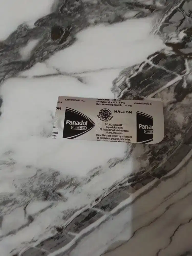 Panadol Flu & Batuk Eceran Isi 2 Kaplet Obat Demam & Hidung Tersumbat