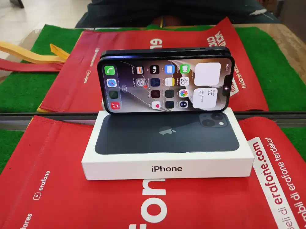 Iphone 13 128 gb Mulus no minus lengkap gransi Ibox