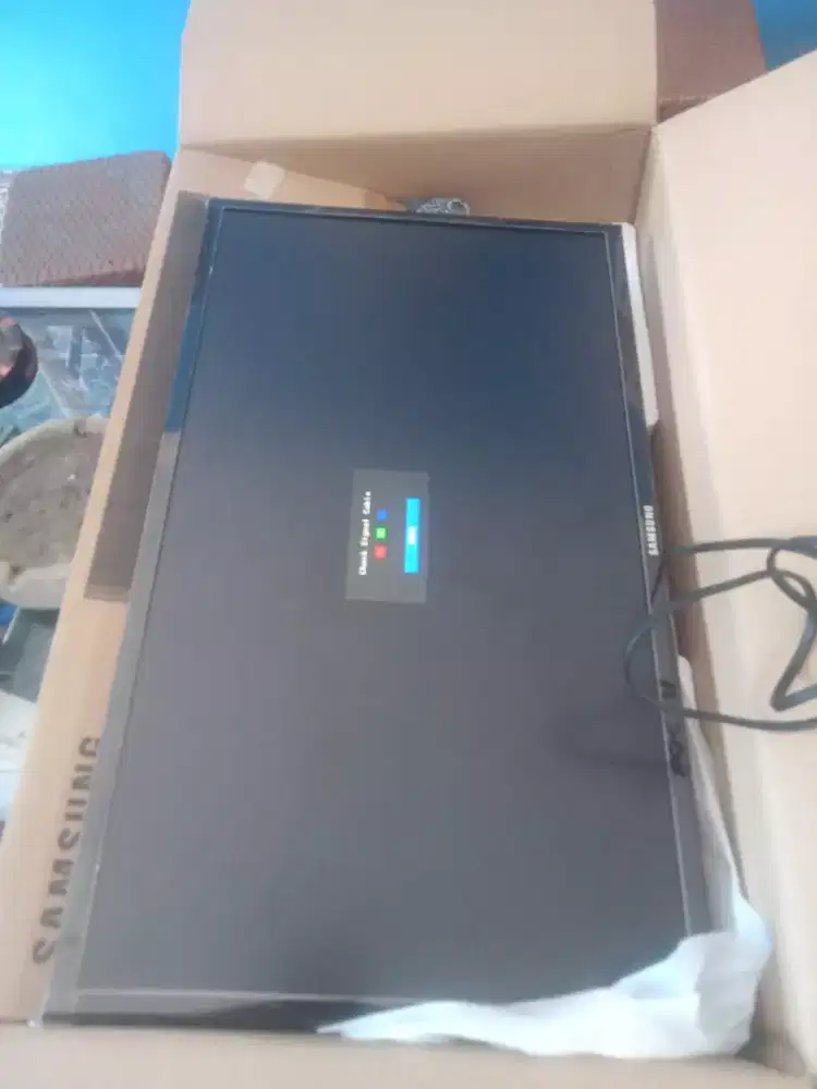 Jual LED MONITOR SAMSUNG 24inch FHD HDMI Fulset Lengkap Dus Box For K