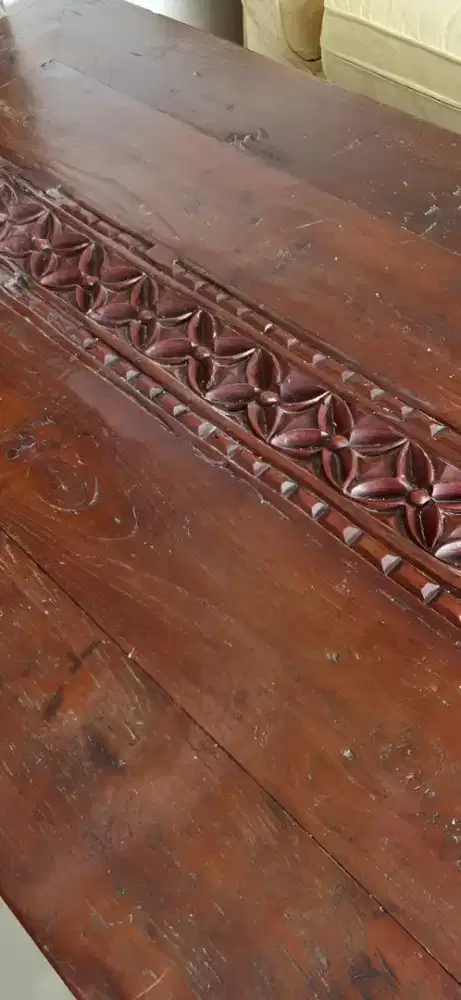 Meja Tamu Kayu Jati