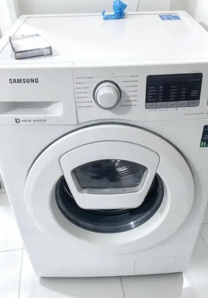Mesincuci x apartemen,merek Samsung masih bersih luar dlm,sdh inverter