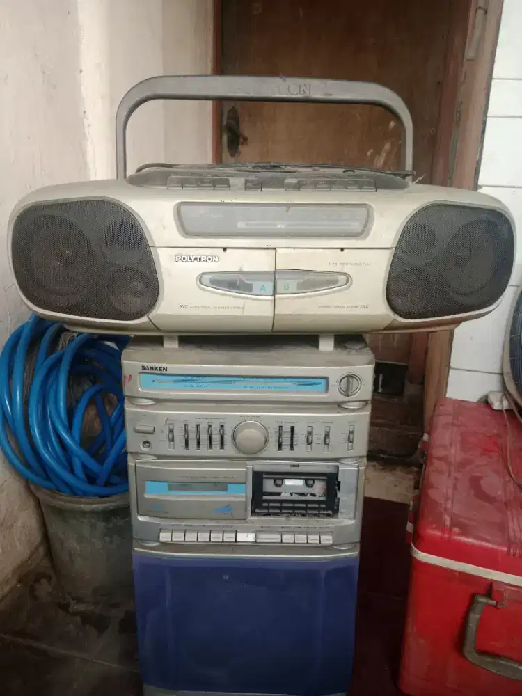 Minicompo politron dan sanken barang jadul