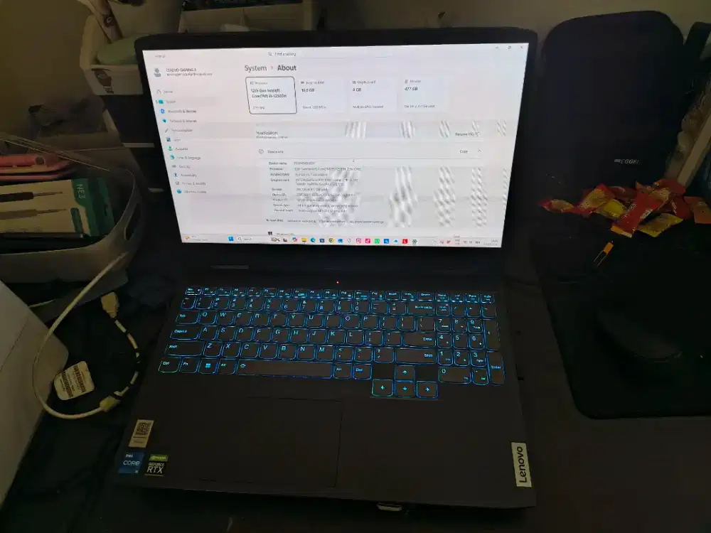 Lenovo Ideapad Gaming 3 15IAH7