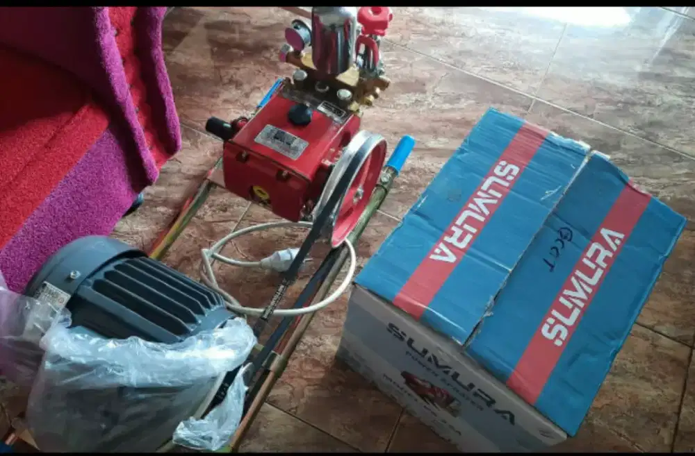 (rumah teknik jogja)mesin cuci motor+ dinamo jiayu 1 hp