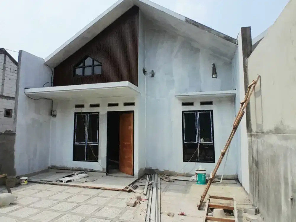super murah, rumah baru luas tanah 101 meter bebas banjir dekat kelurahan jatiluhur