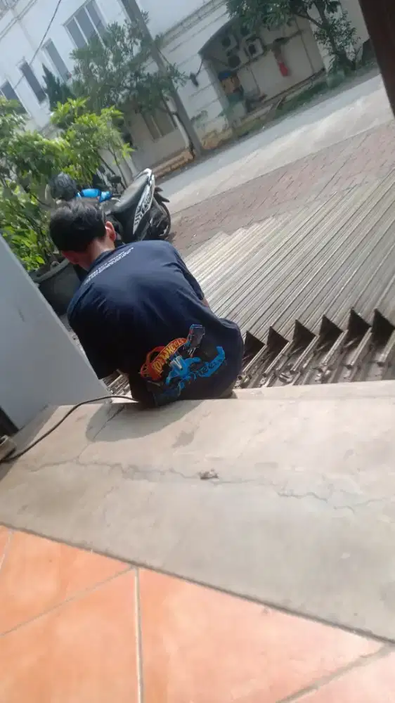 Service rolling door folding gate murah area grogol jelambar