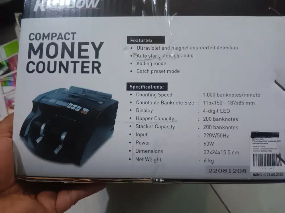 Mesin penghitung uang(Money Counter)