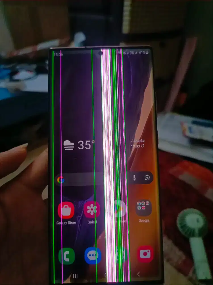 Lcd Samsung note 20 ultra minus ORI