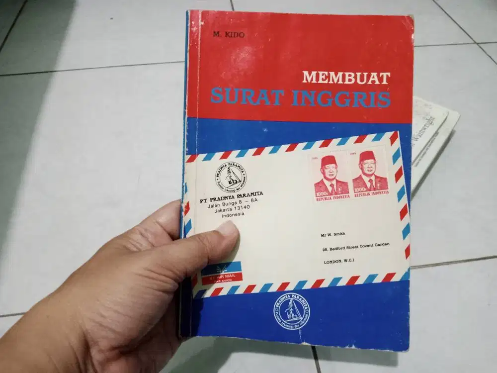 BUKU VINTAGE LANGKA – MEMBUAT SURAT BAHASA INGGRIS – M. KIDO