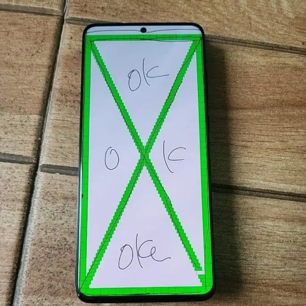 LCD samsung S20 plus original copotan minus ringan