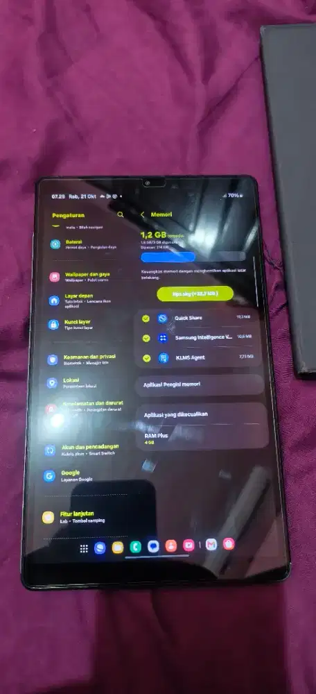 Samsung tab a7 lite