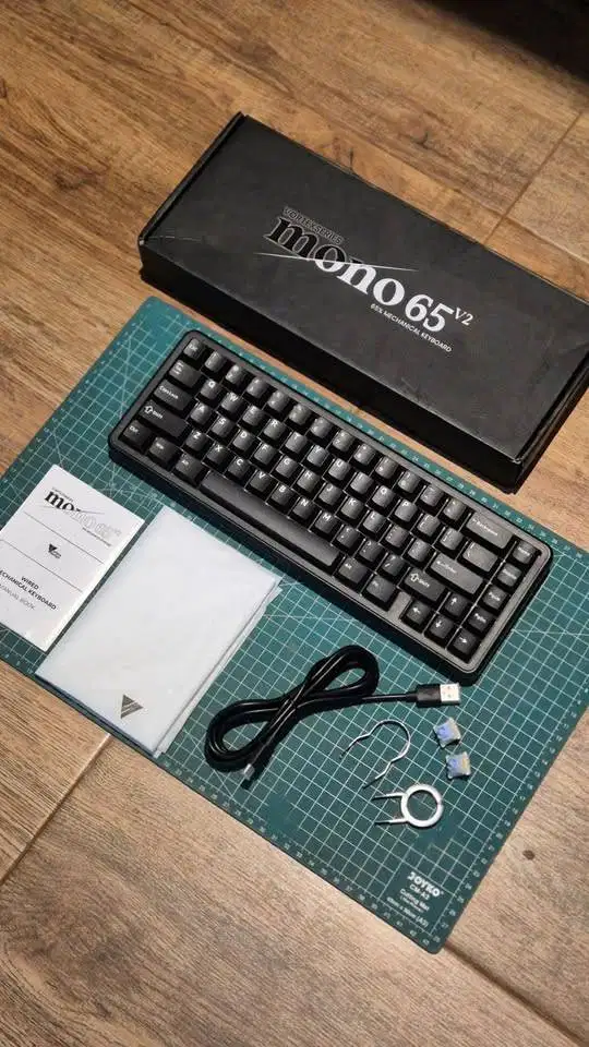 Mechanical Keyboard Vortex Mono 65 V2 Black Hotswap 5 Pin