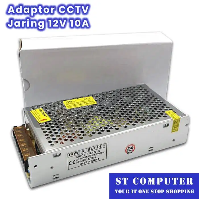 Adaptor CCTV Jaring 12V 10A