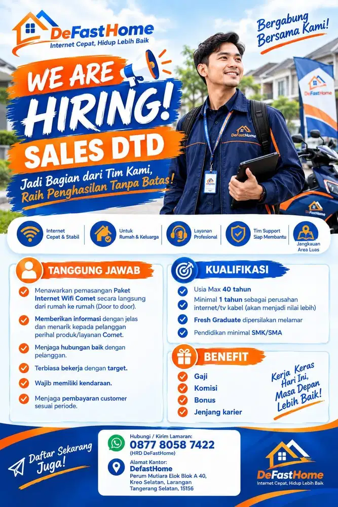 Open Lowongan Sales Area