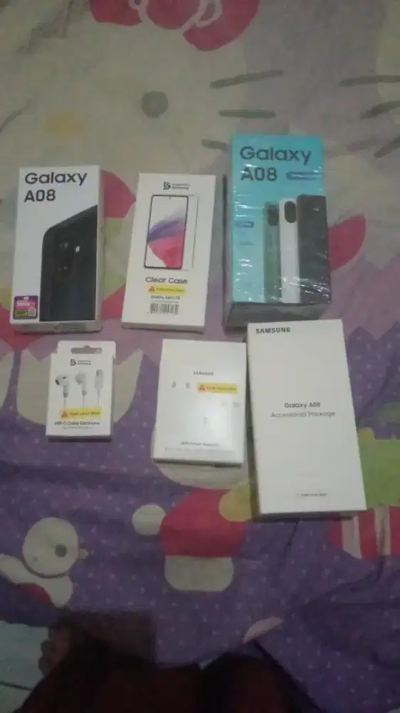 Samsung a08 4/128 lengkap seken rasa baru