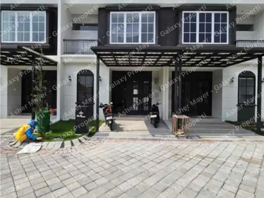 Rumah Furnish Bagus 2 lantai siap take over cluster bagian depan di Wisata Bukit Mas 1, dekat dengan gate utama, dekat Pakuwon Mall, Unesa, RS Nasional Hospital dan CBD Surabaya Barat