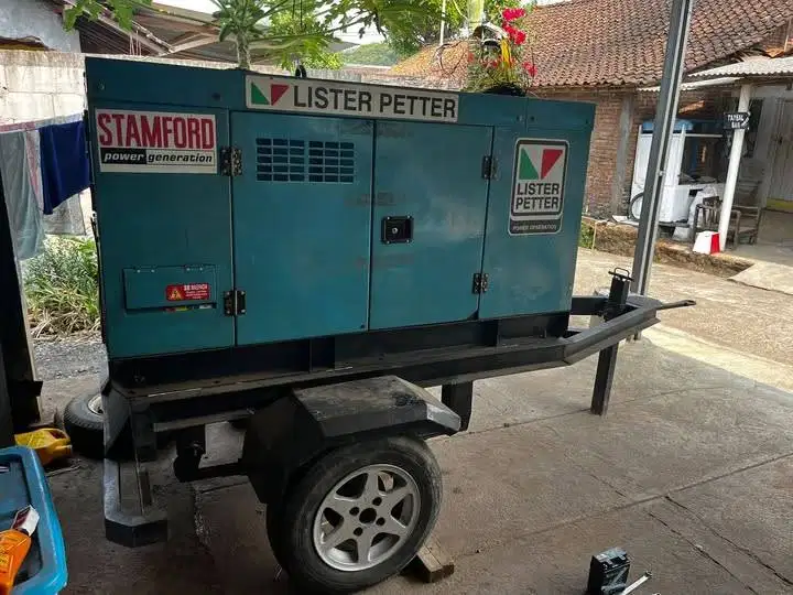 Genset Lister Peter 22kva dinamo stamford