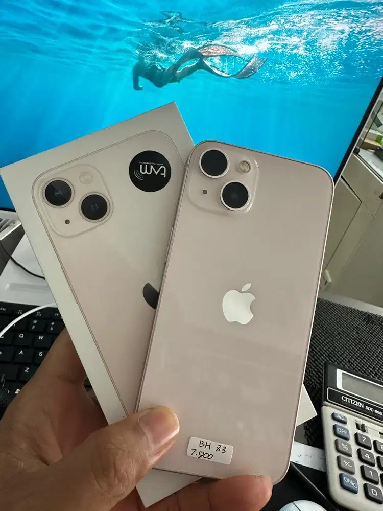 Bekas iphone 13 128 warna pink ibox