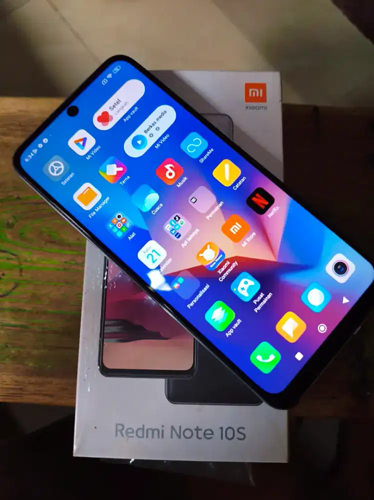 REDMI 10S BEKAS — Full Set