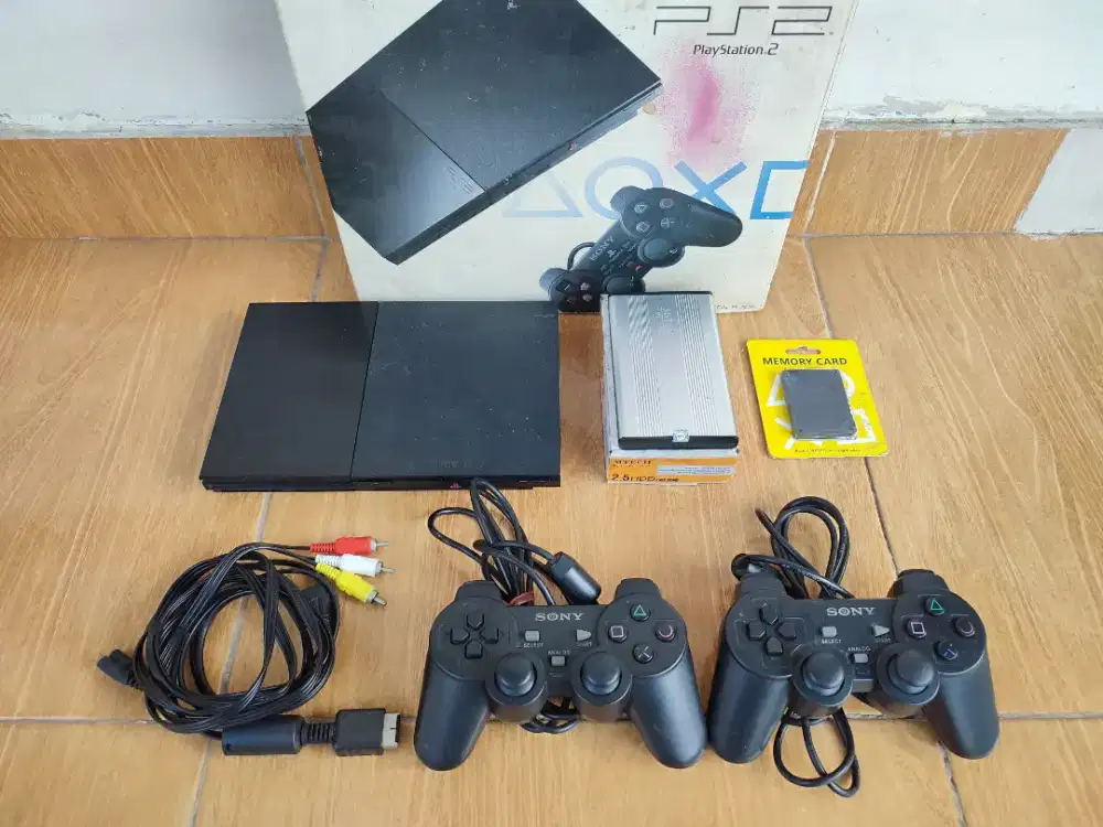 ps 2 lengkap siap main