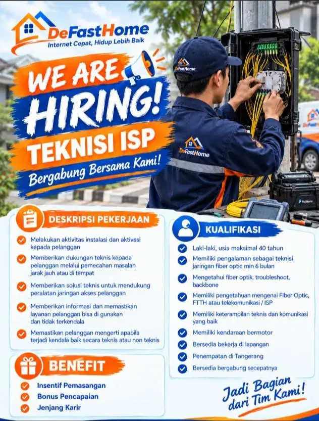 Lowongan kerja IKR INTERNET