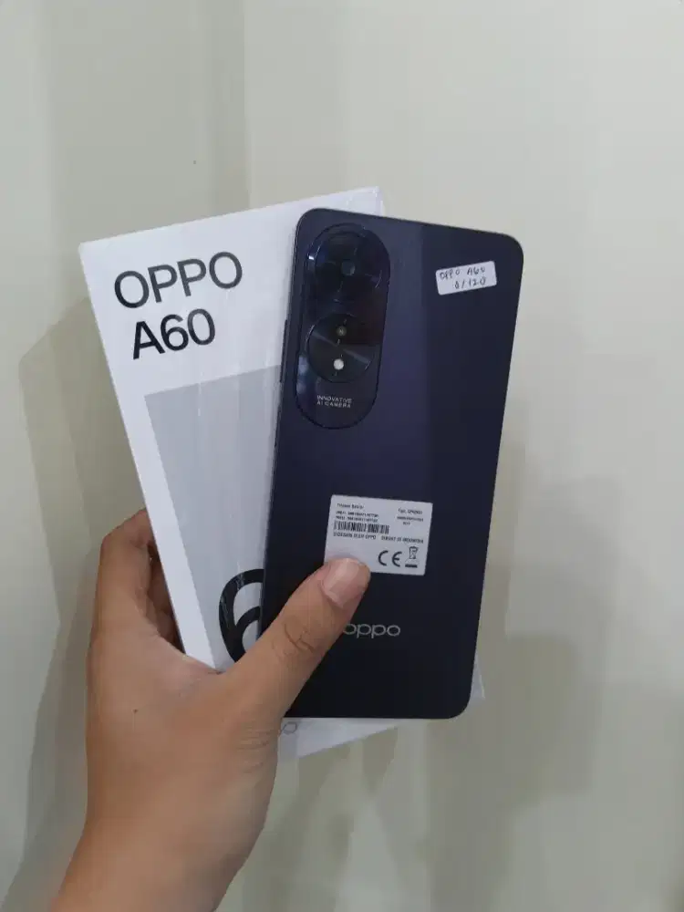 Oppo a60 ram 8/128 second