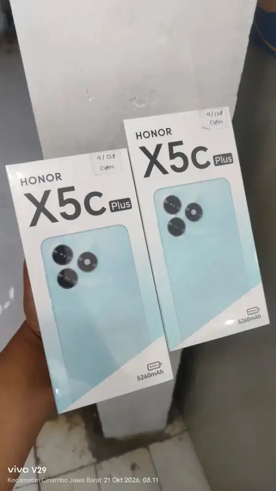 Honor X5c Plus 4/128 50mp baru spesial promo