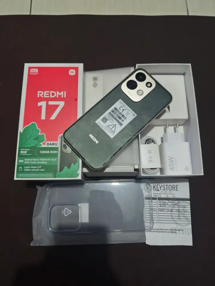REDMI 17 4/128 Green likenew pemakaian 3 hari