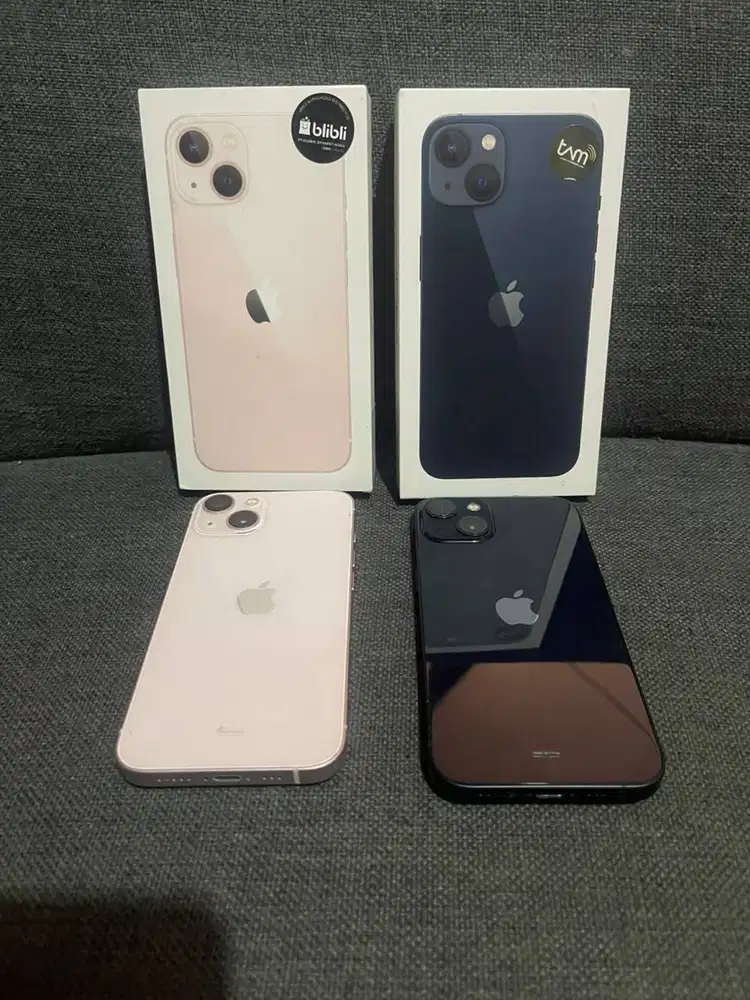 IPHONE 13 128 ex Garansi Resmi Stock : 2 ( Midnigt dan Pink )