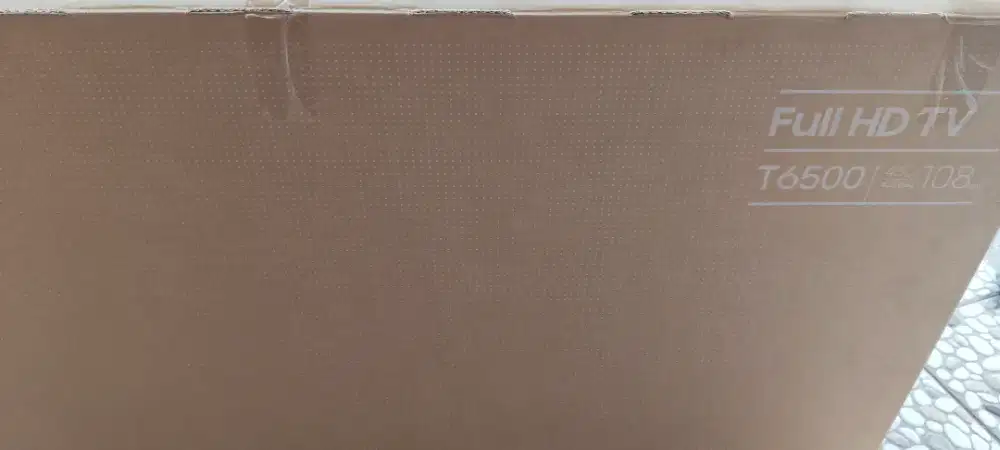 Tv smart samsung ua43t6500bk mulus kaya baru