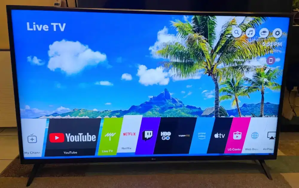 Smart tv LG 55inch UHD 4k