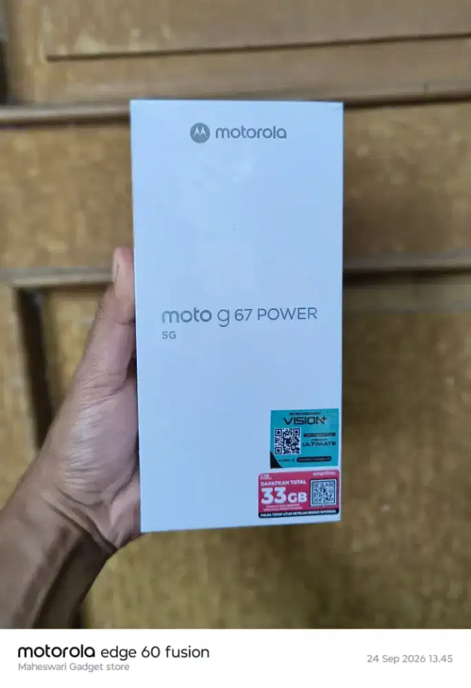 Moto G67 Power 5G Batre 7000 mAh Baru Garansi Resmi