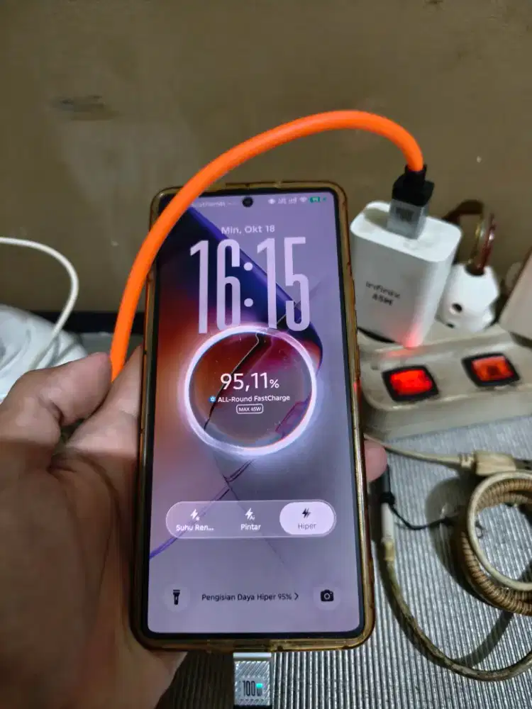 Kabel charger Baseus CoolPlay 2M 100watt support Infinix 45watt