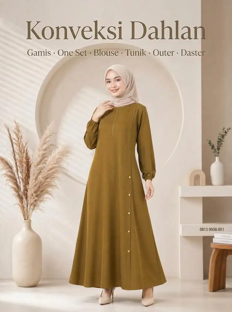 Pusat Produksi Gamis (Konveksi Dahlan)