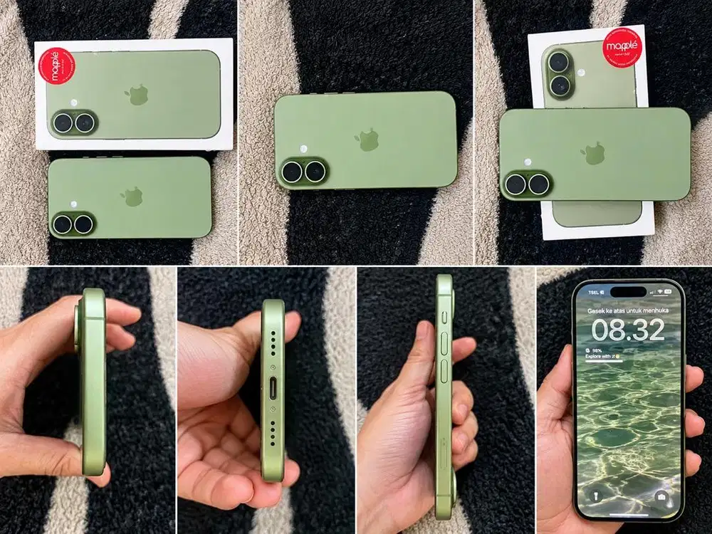 iPhone 17 256GB Sage Green | BH 98% | Garansi Apple Aktif | Fullset