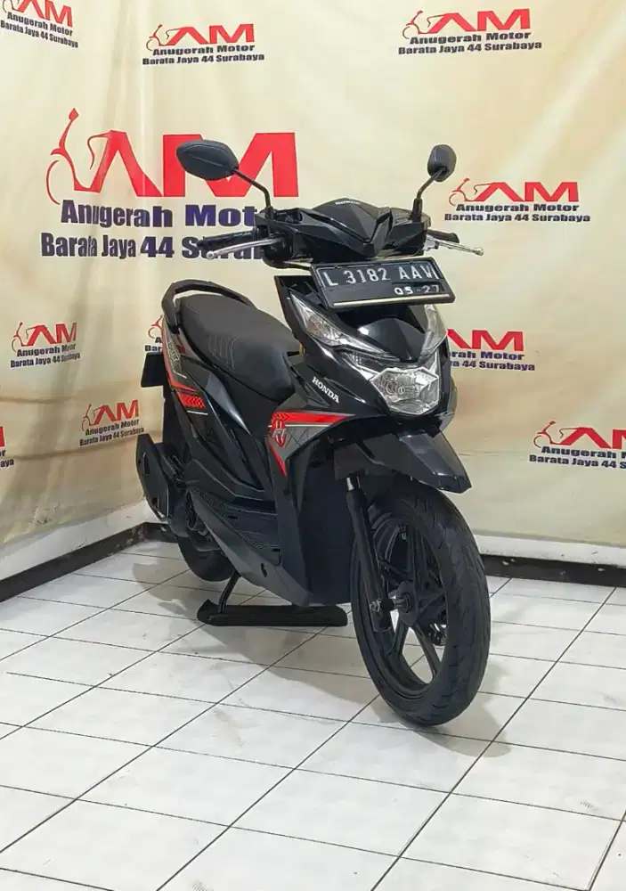 Siap pakai Honda Beat ECO Tahun 2017 warna Hitam
