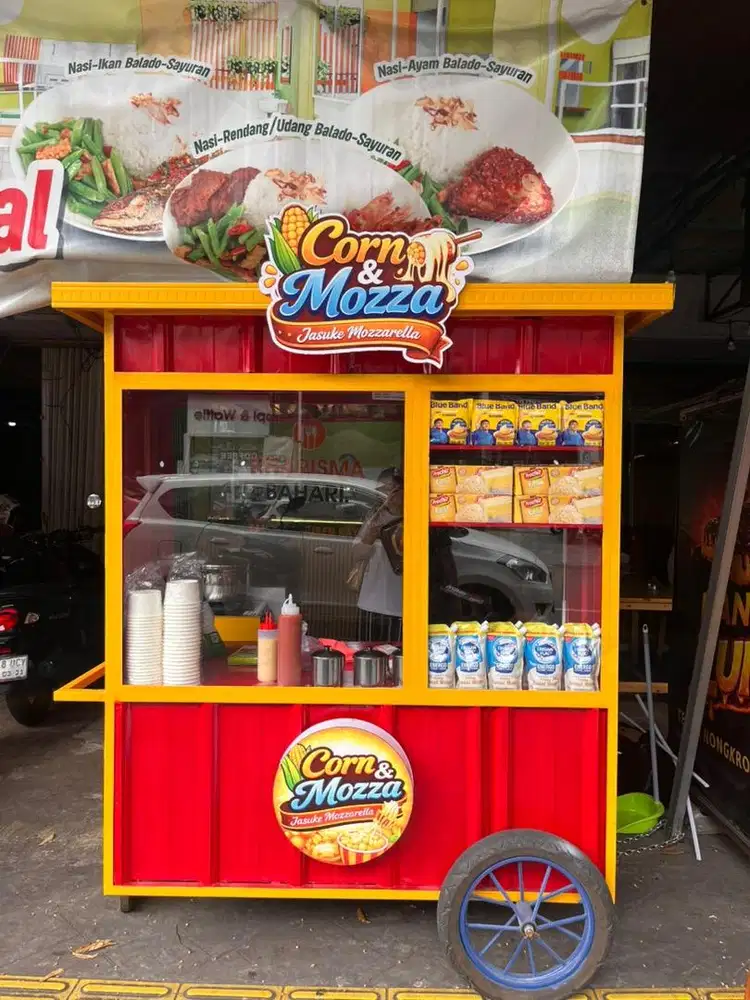 JUAL RUGI BANYAK GEROBAK CONTAINER EX JASUKE LIKE NEW