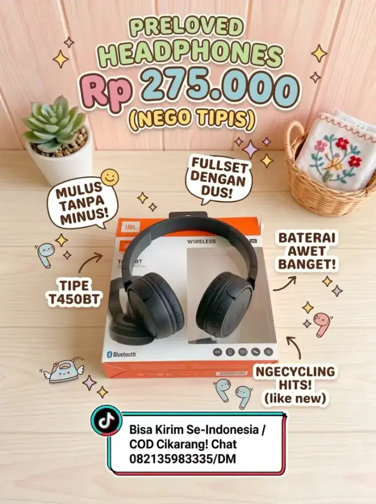 HEADPHONE JBL T450BT