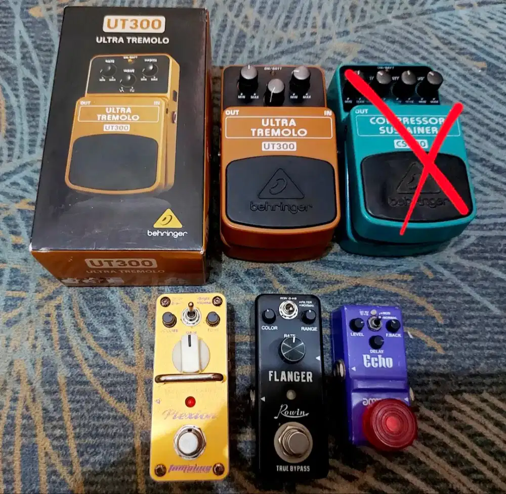 Aneka efek motor2.an distorsi tremolo delay echo flanger