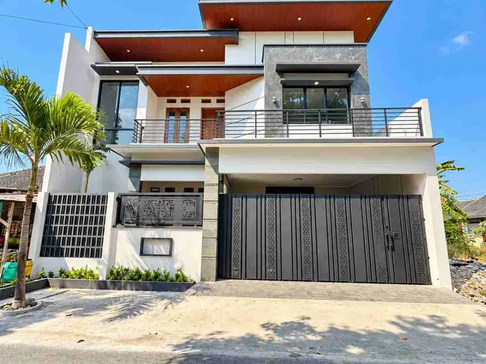 Rumah Mewah Baru 2lantai Desain Modern Tengah Kota Solo di banjarsari dekat Manahan