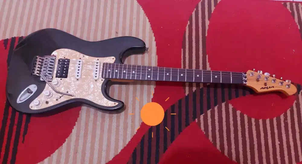 Aria Stg 007 stratocaster  guitar electric