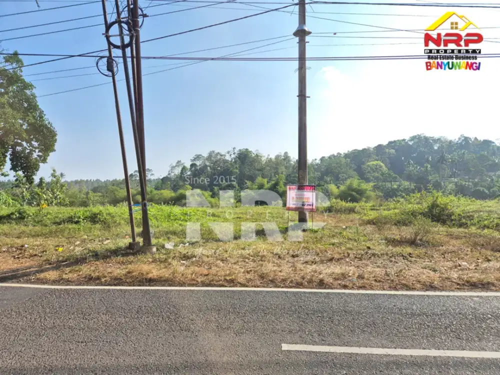 Dijual Tanah Siap Bangun di tepi Jln Raya Ijen - Glagah, Banyuwangi