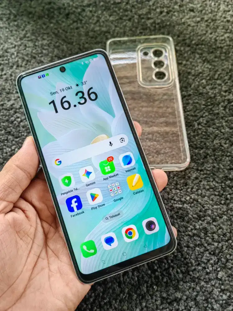 Oppo A5 NFc ram 8+8/128 mulus no minus hp charger