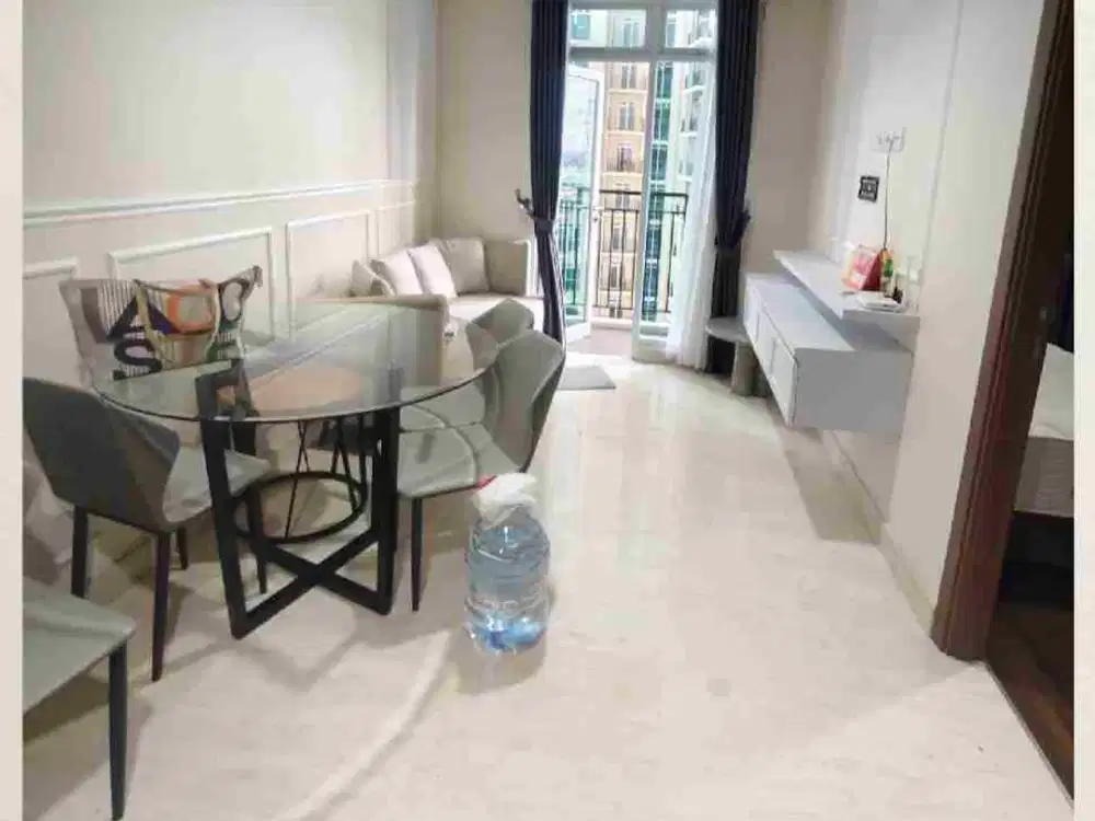 dijual 2BR  Furnished Apartemen Puri Orchard Lt Rendah

IPL  1,6jt/ bulan
Listrik 3500 watt ( token) 
Air PAM
Member Parkir Mobil 200rb/bulan
Member Parkir Motor 100rb/bulan