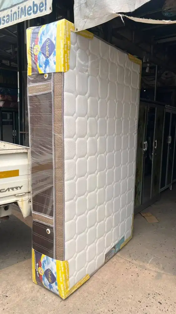 KASUR SPRINGBED SATELIT PLUSHTOP 120X200 X 35